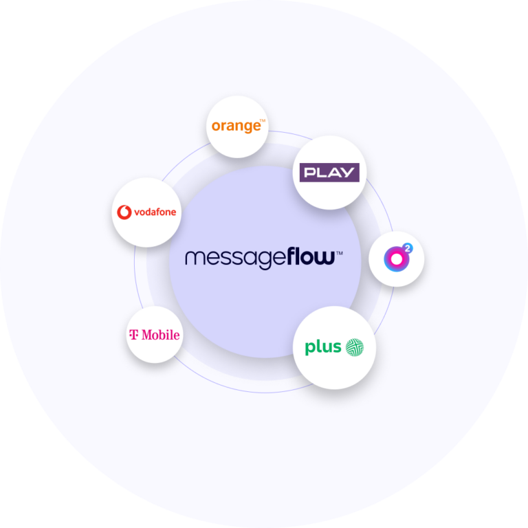 SMS delivered by MessageFlow