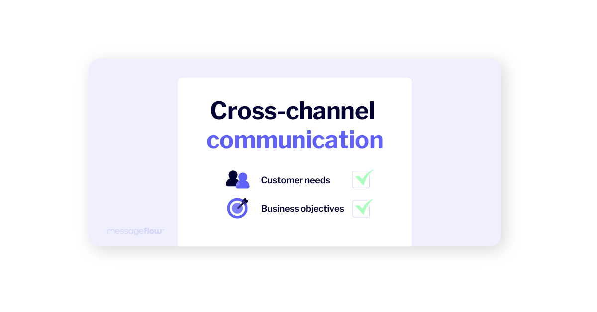 cross-channel communication purpose