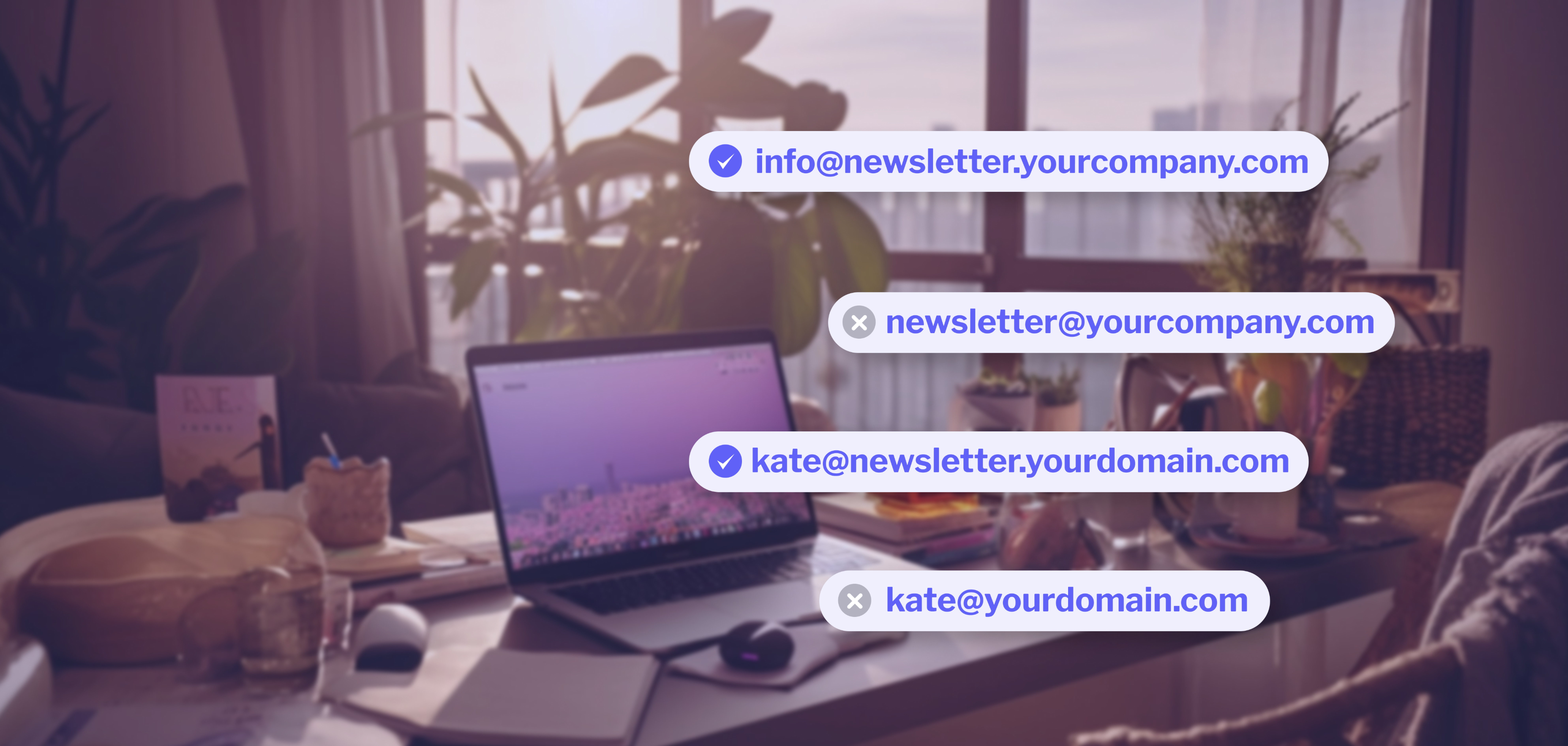 Email subdomains for business communication