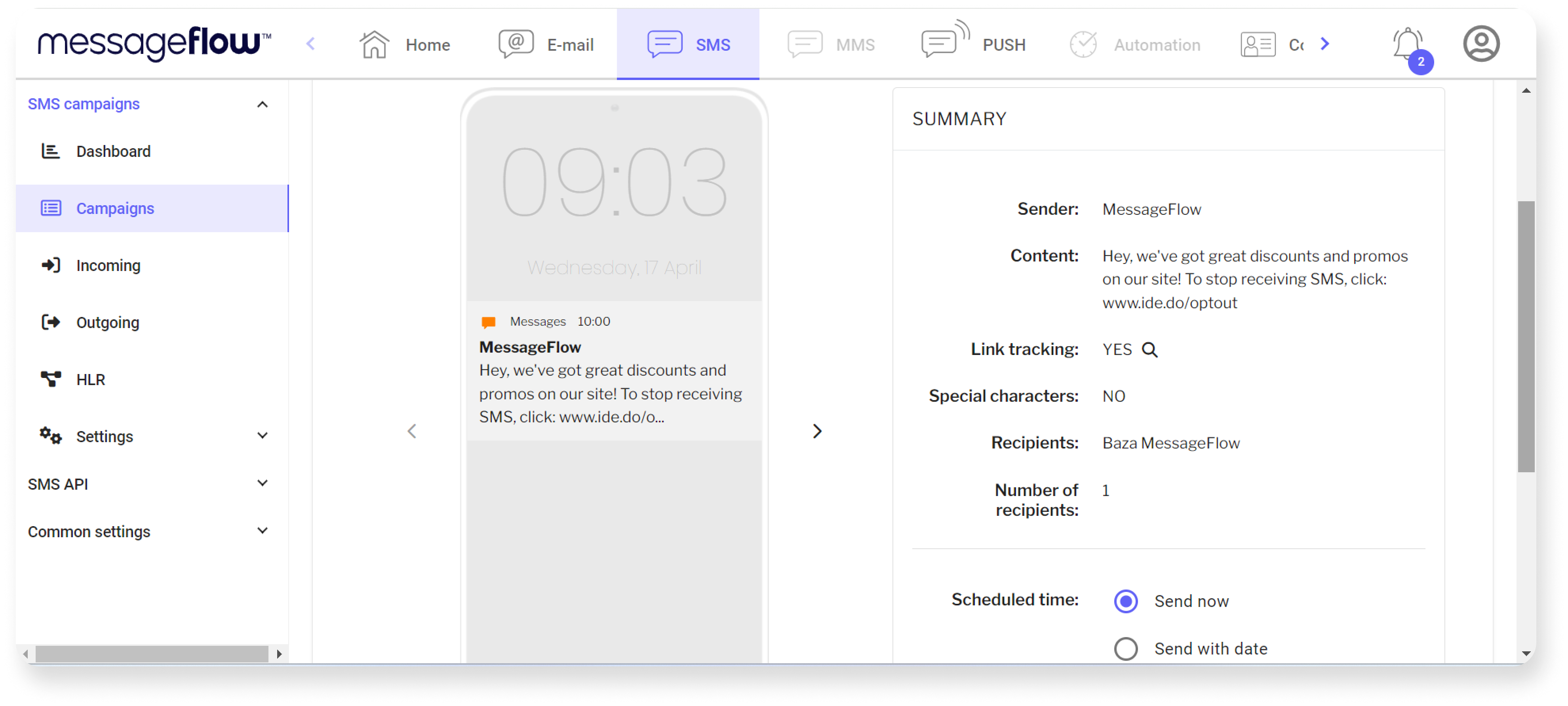 messageflow custom link preview