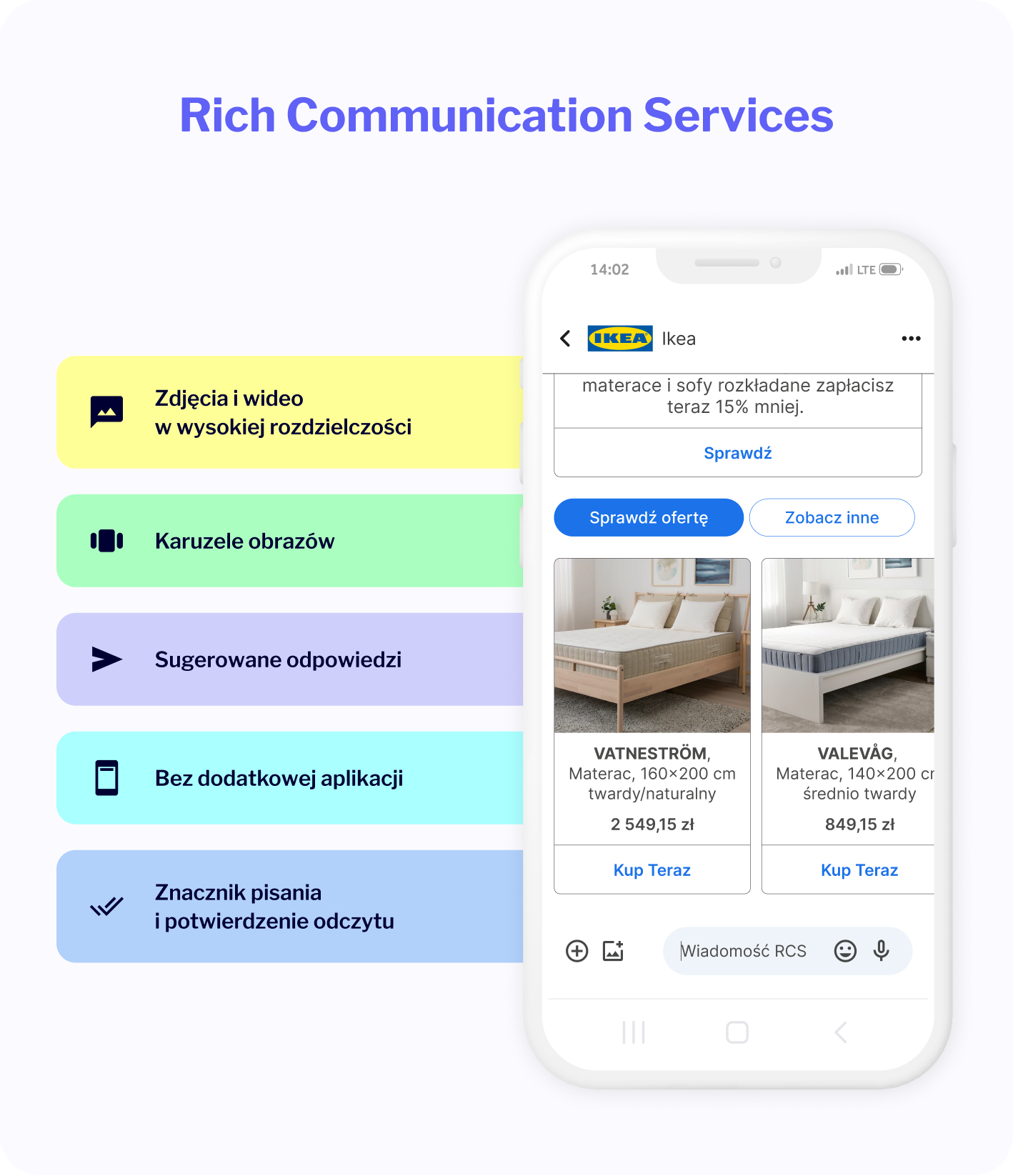 funkcje rich communication services