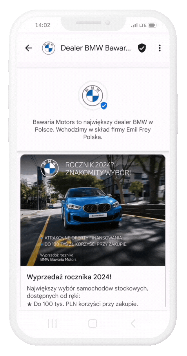 bmw rcs messaging