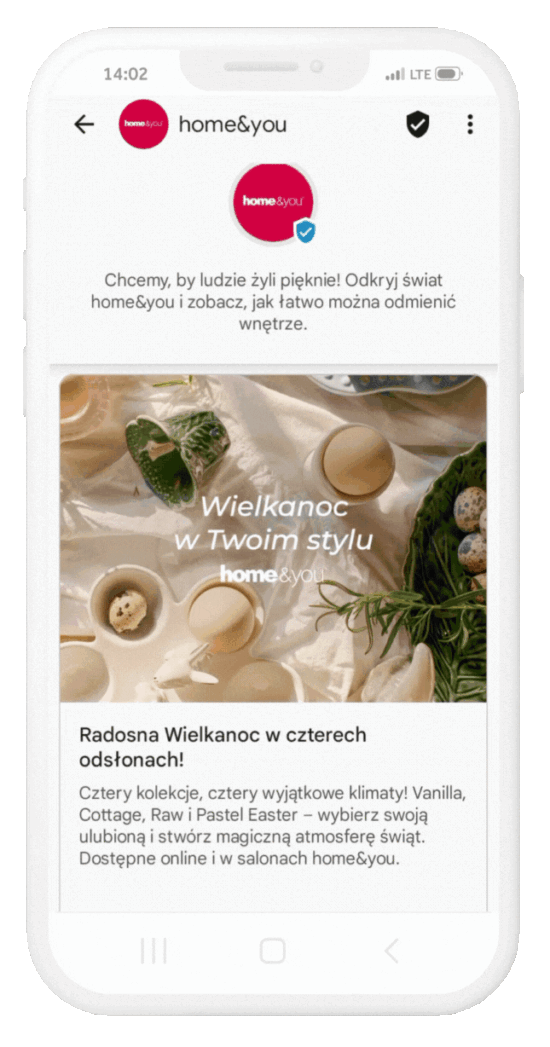 Reklama RCS Home&You Wielkanoc