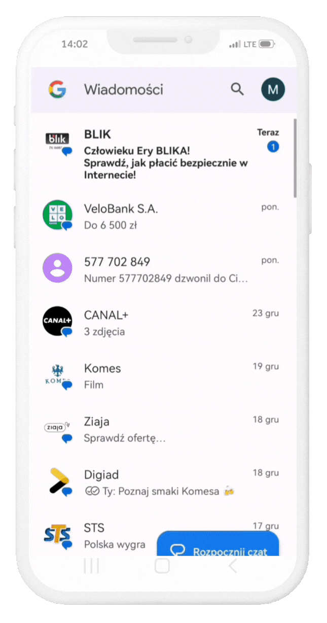 rich communication services campaign by blik