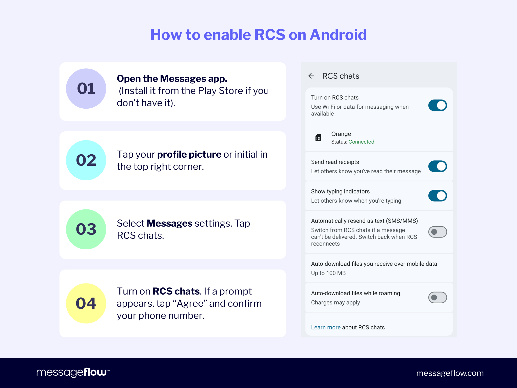 How to enable RCS on Android