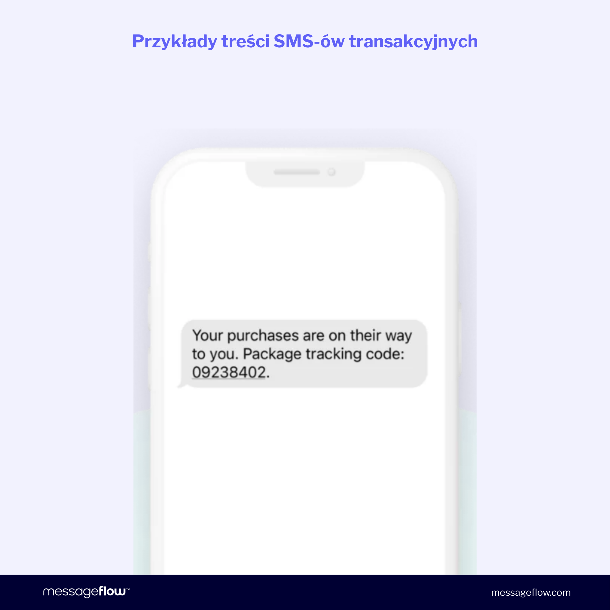 Przykłady treści wiadomości SMS transakcyjnych
