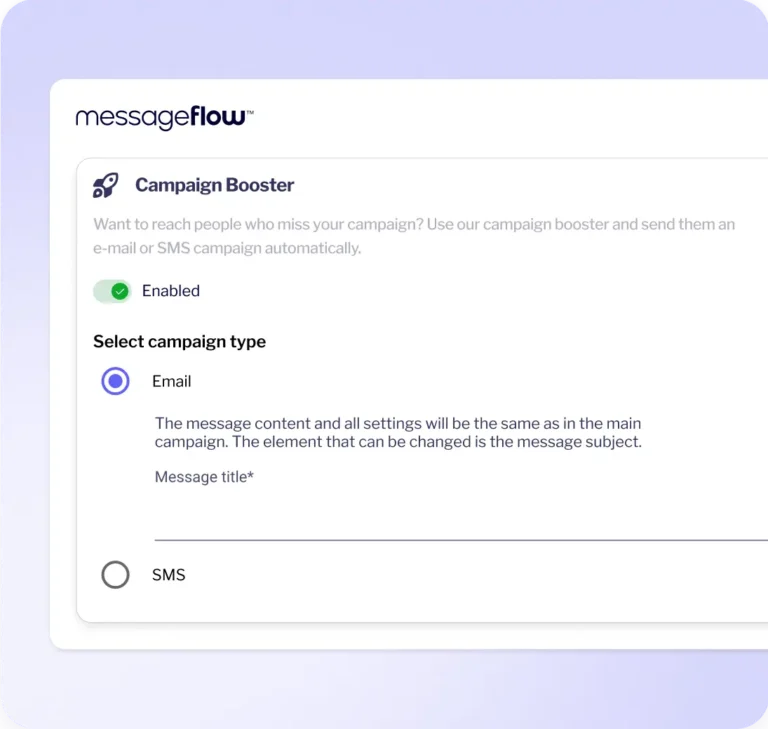 Message Booster | SMS, Email & Push Campaign Optimization