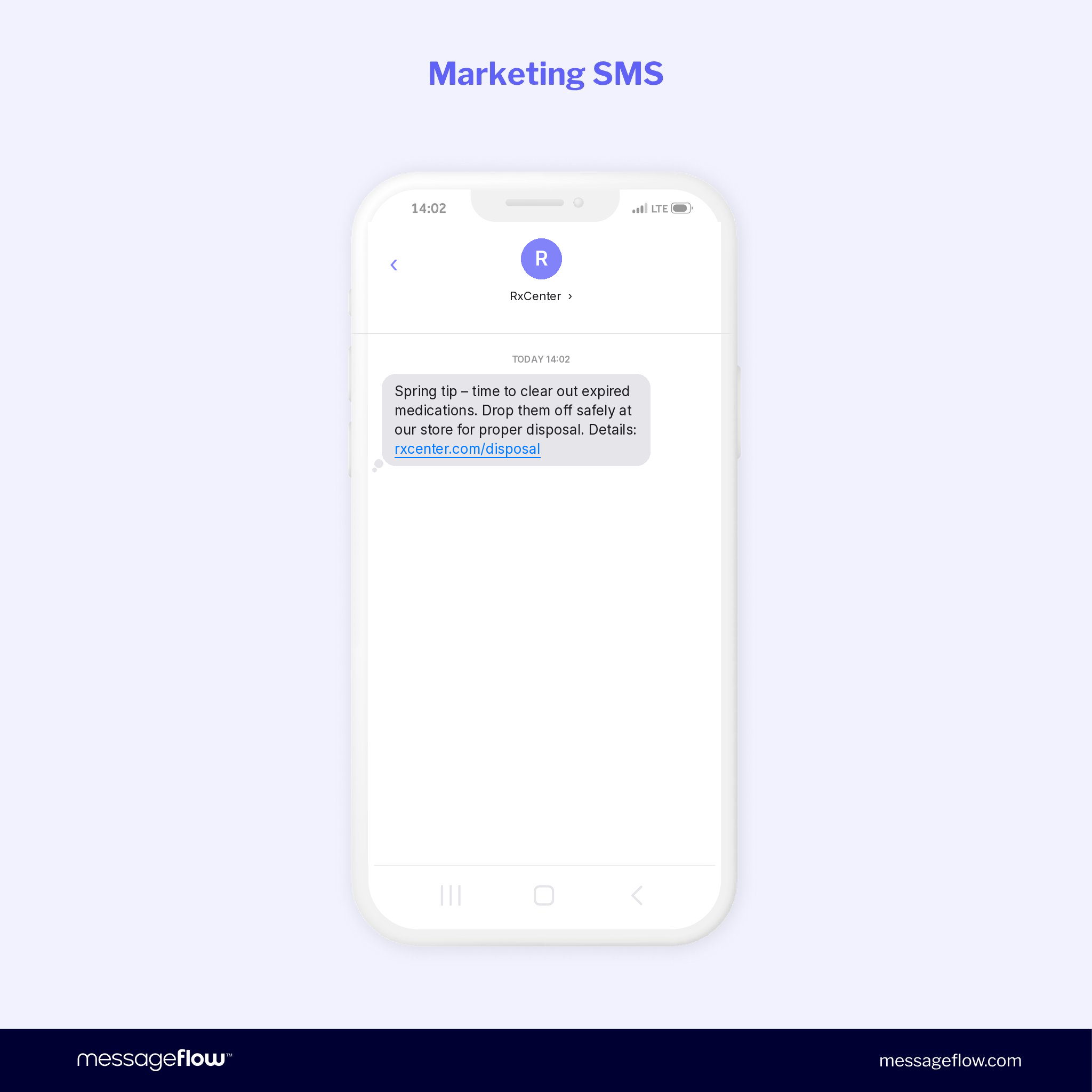 marketing sms pharmacy disposal