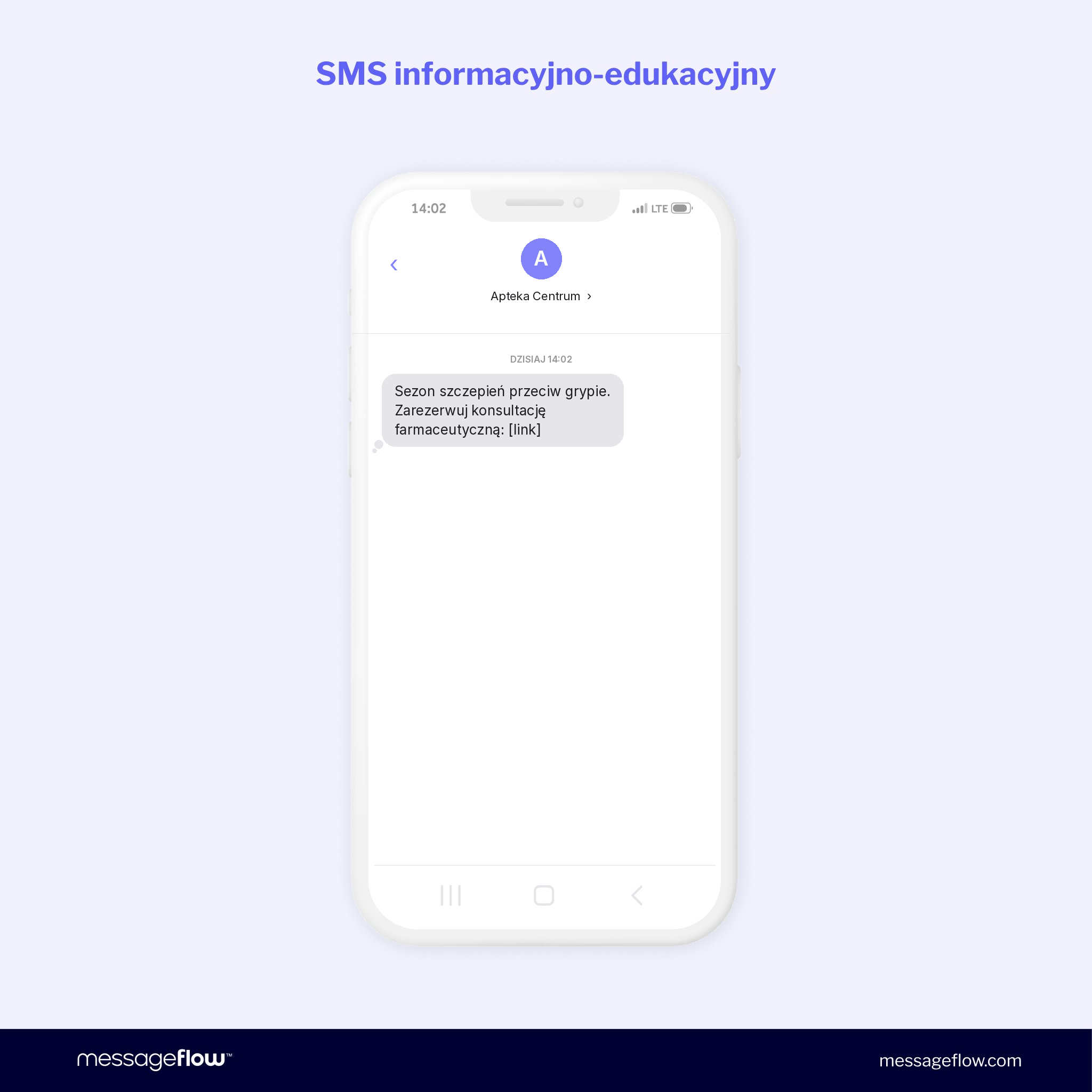 sms informacyjno-edukacyjny apteka grypa