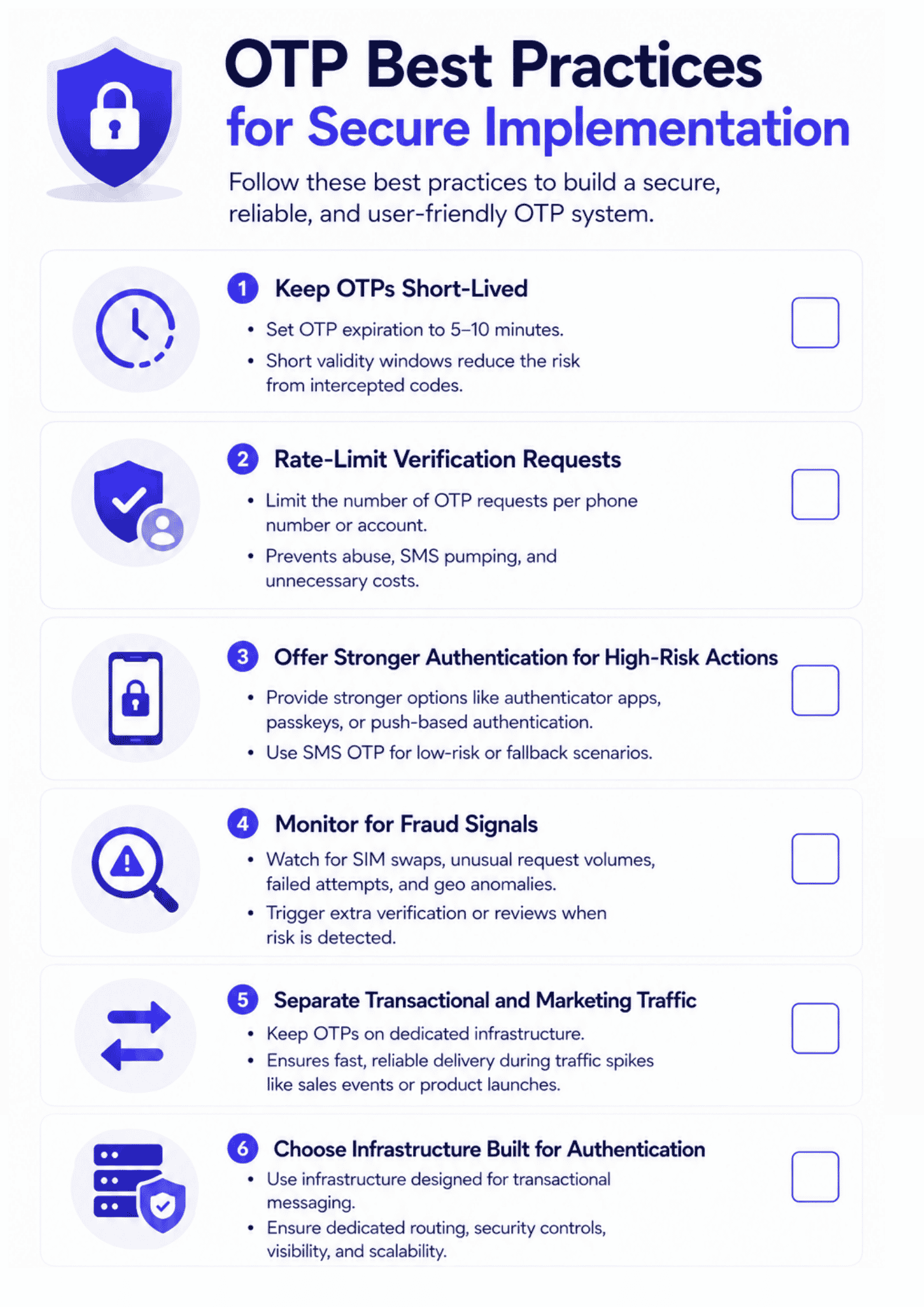 OTP Best Practices for Secure Implementation