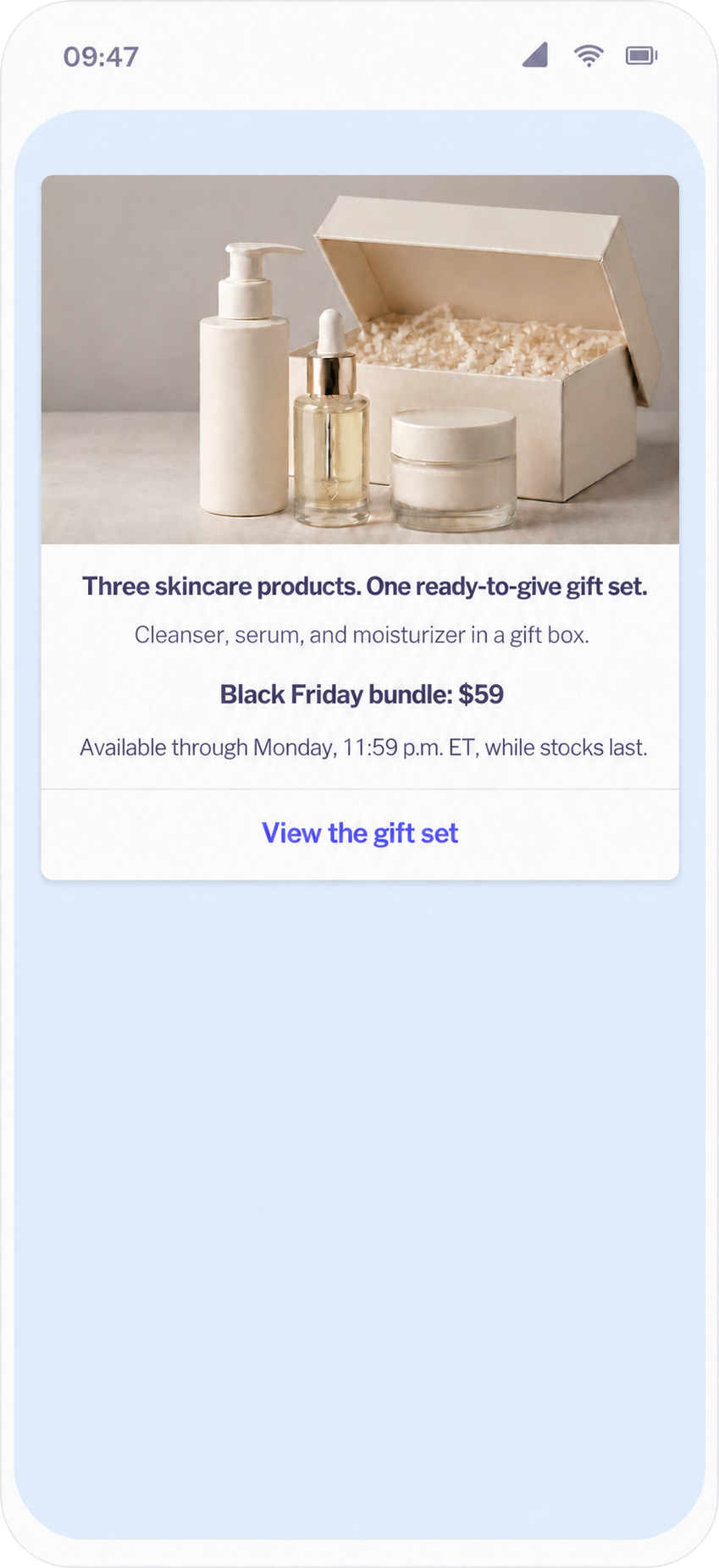 Black Friday RCS marketing